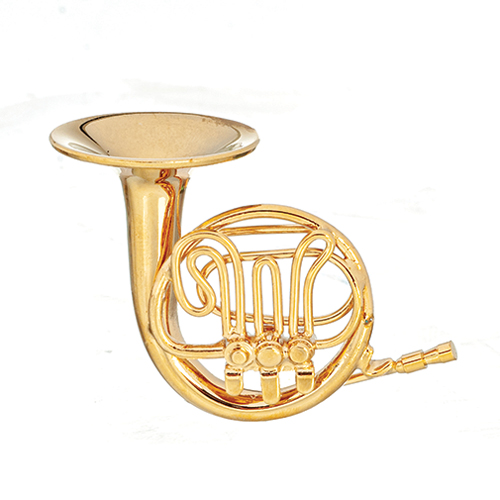 Brass Bass Horn/Case/2In